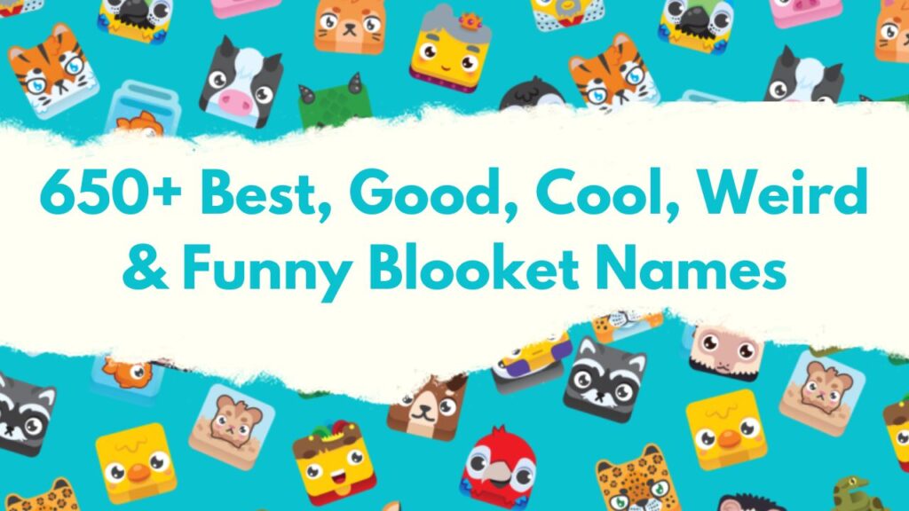 650+ Best, Good, Cool, Weird & Funny Blooket Names