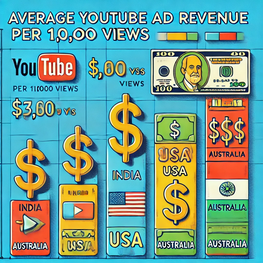 youtube earning in every 1000 views