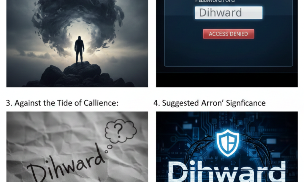 Silhouette of a person standing on a rocky outcrop beneath a dense, swirling vortex of dark, menacing clouds, symbolizing existential dread.