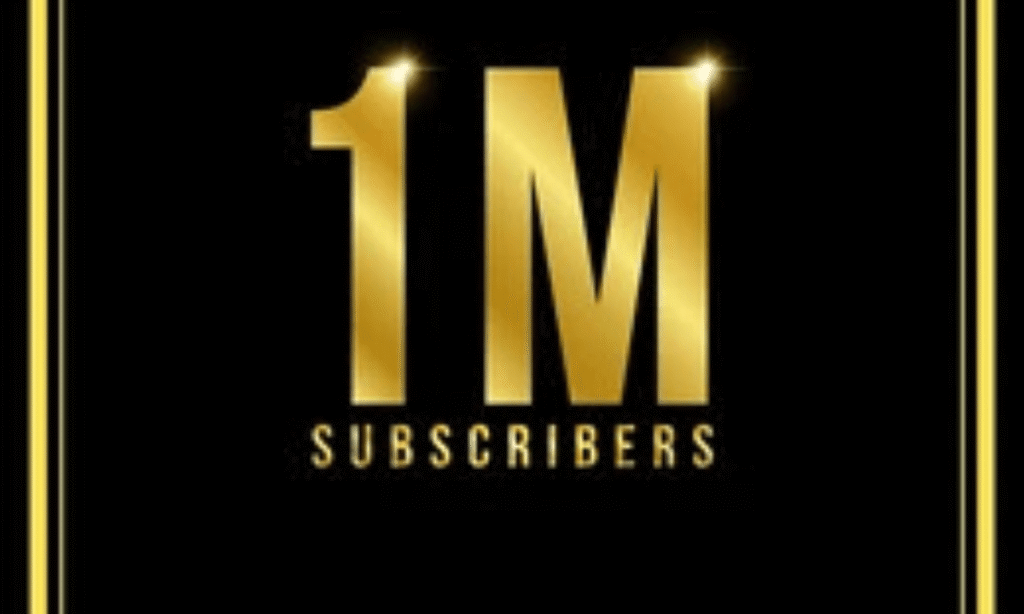The historical Milestone: 1 Million Subscribers