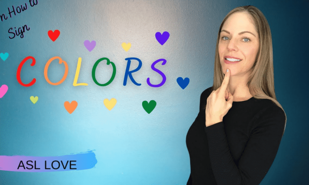 Blue in ASL: a way to sign the shade Blue in American