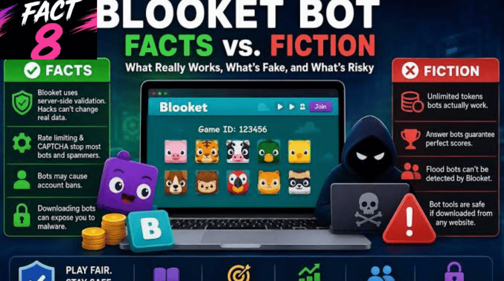 "Student playing Blooket calculator hack strategy on laptop"