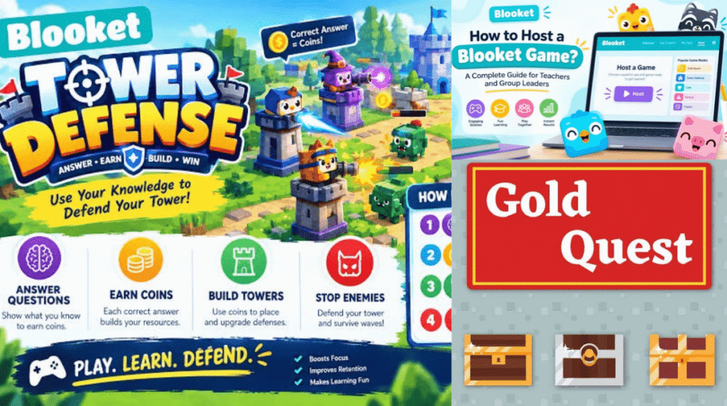 Gold Quest vs Tower Defense: Best Blooket Mode 2026